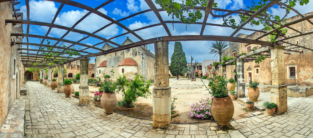 scenic views and photos at arkadi monastery