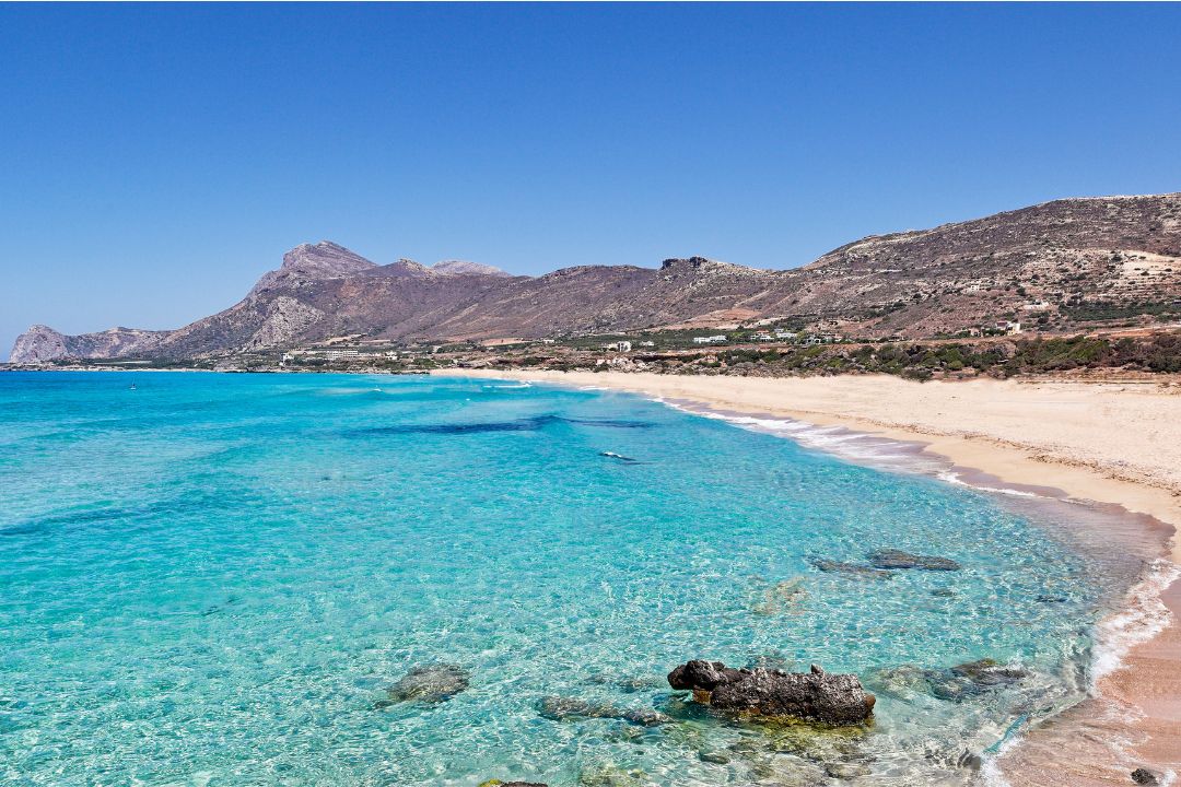 chania to falassarna beach by car